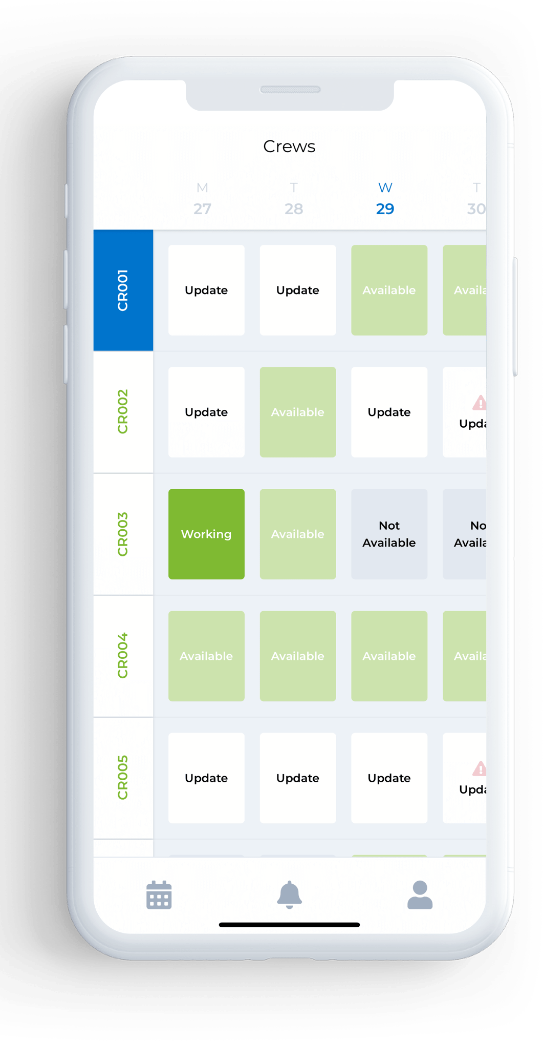 AO Logistics App driver crew management cms with work offers