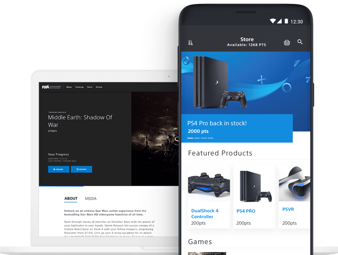 Playstation PSBA App, flutter app development Native App liverpool app developer development agency web app