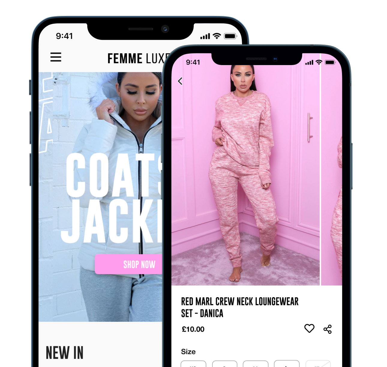 Femme Luxe Magento app by Nexora Studios  app developers and software developers Liverpool.