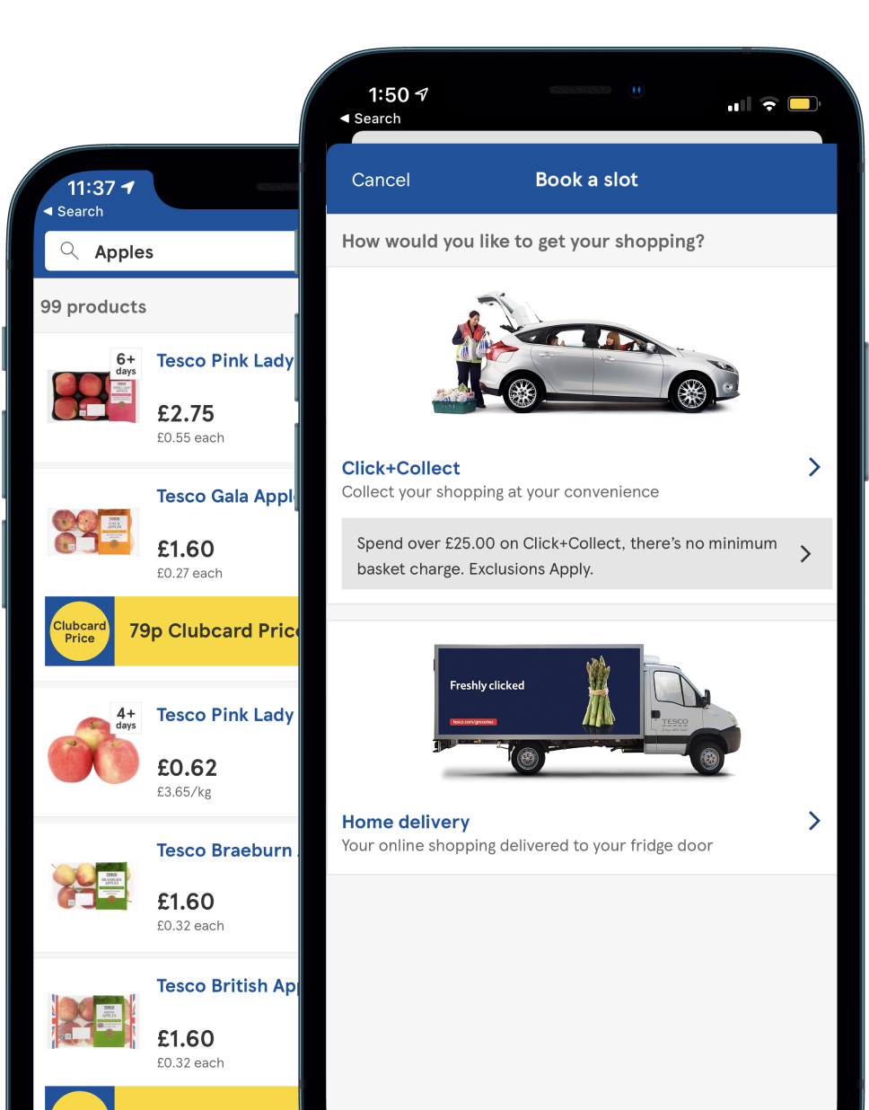 App Store Optimisation for Tesco. ASO by Nexora Studios , Liverpool App Developers.